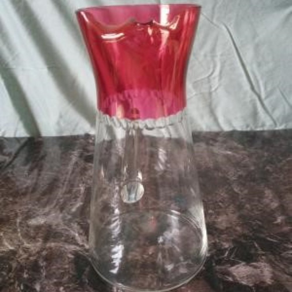 Beautiful glass carafe